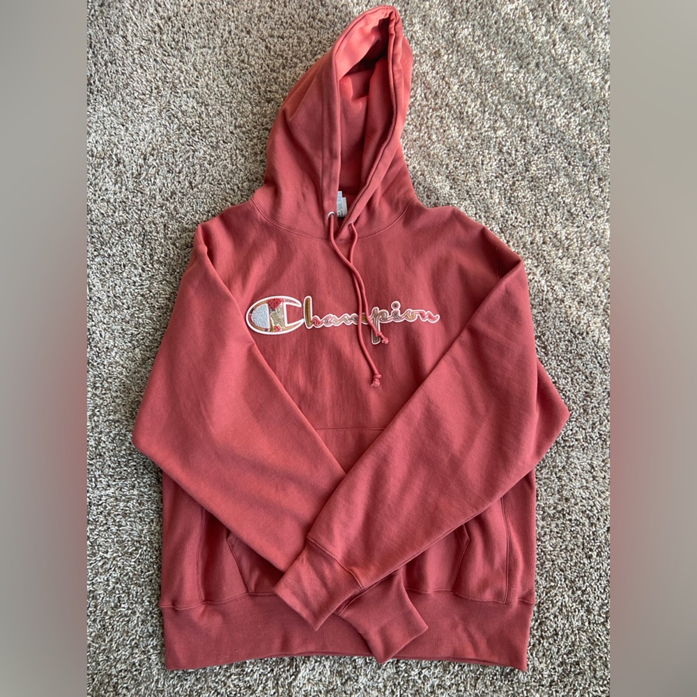 NWOT CORAL Champion Hoodie